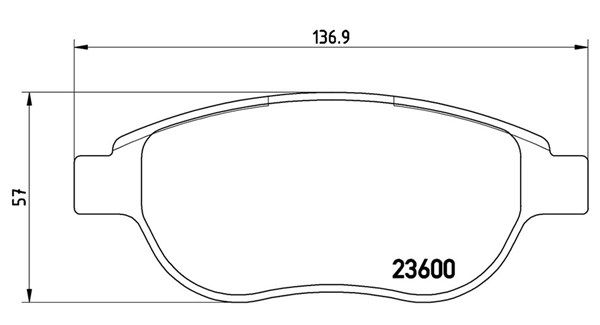 MAGNETI MARELLI Комплект тормозных колодок, дисковый тормоз 363700461068